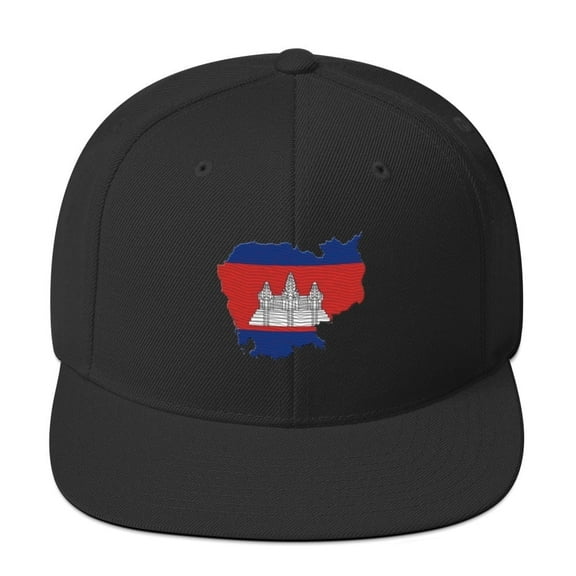 Angkor Wat Snapback Hat (Black)