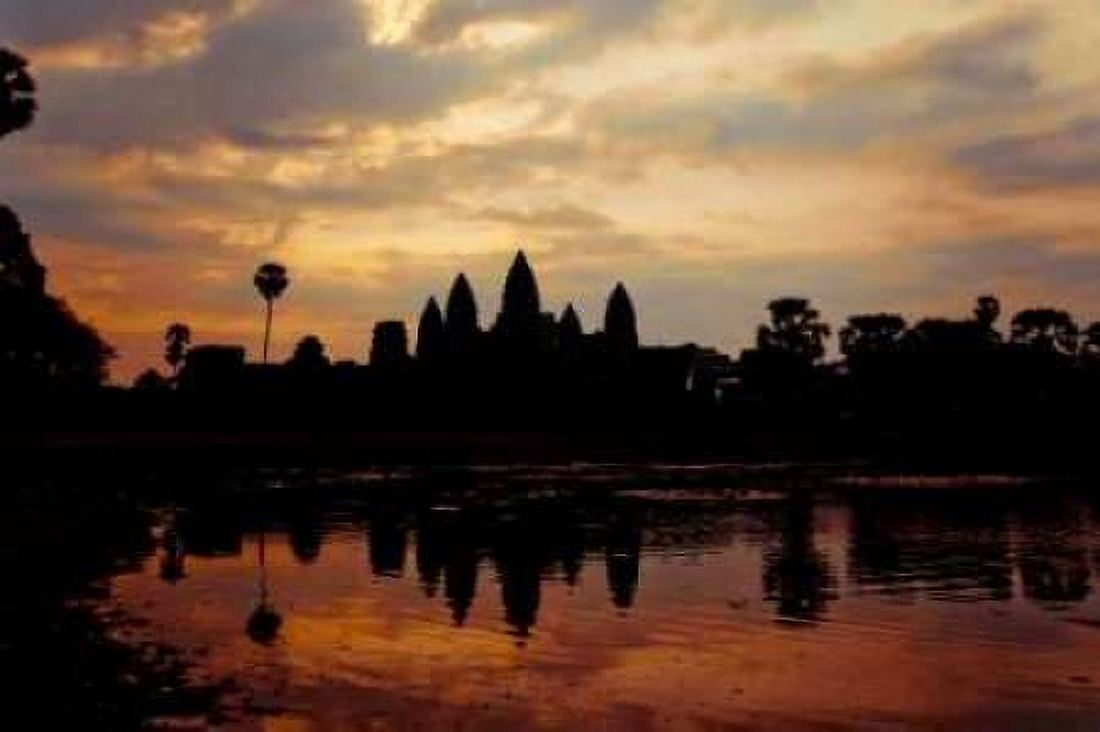 Angkor Wat Sunrise I Canvas Art - Erin Berzel (24 x 36)