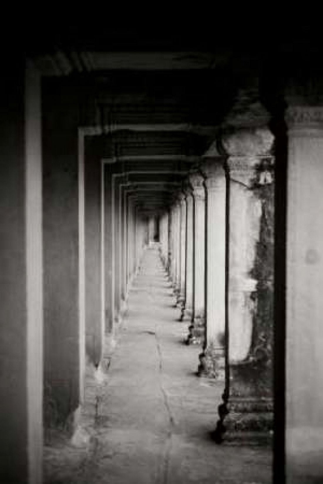 Angkor Wat Walkway II Canvas Art - Erin Berzel (12 x 18)