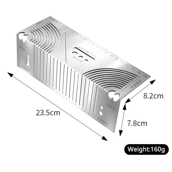 Angle & Arc Marking Tool Adjustable Linear Arc Dual-Purpose Scriber ...