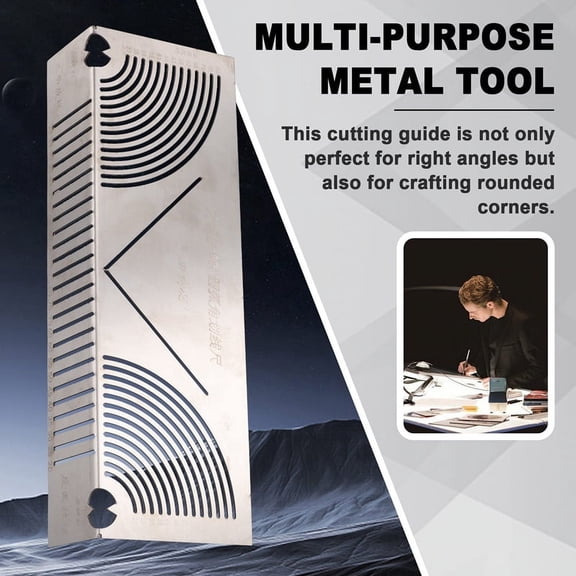 Angle & Arc Marking Tool Square Steel Folding Square Pipe Right Angle Arc Portable Too y7332