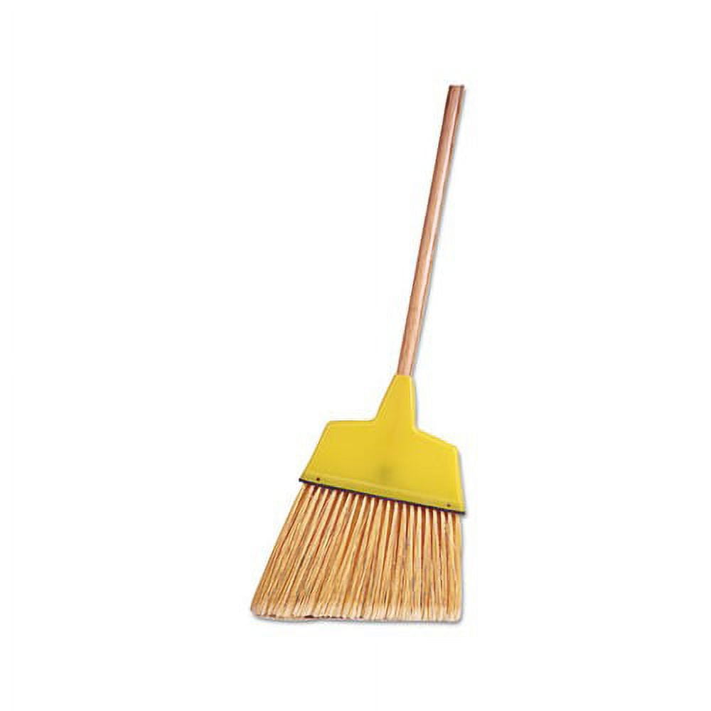 Angle Broom Flagged Plastic Bristles, 71/2" 6" Bristles, 54" Length