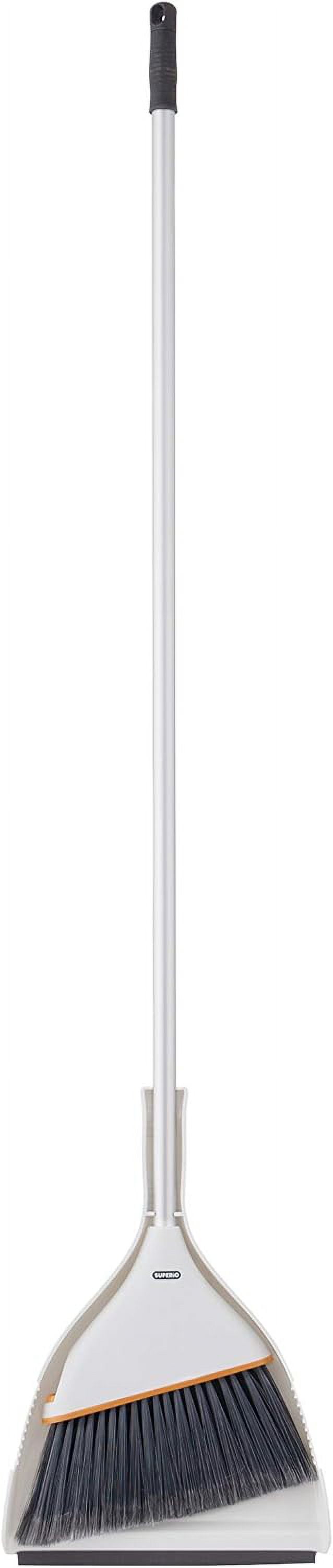 Angle Broom With COn Dustpan Set Angle Shape To Narrow Spaces. (Soft