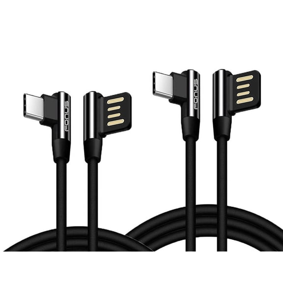 Angle Cord for Gaming 6ft and 10ft Long USB-C Cable for Google Pixel 8/Pro - Fast Charge Type-C Power Wire 90 Degree L-Shaped