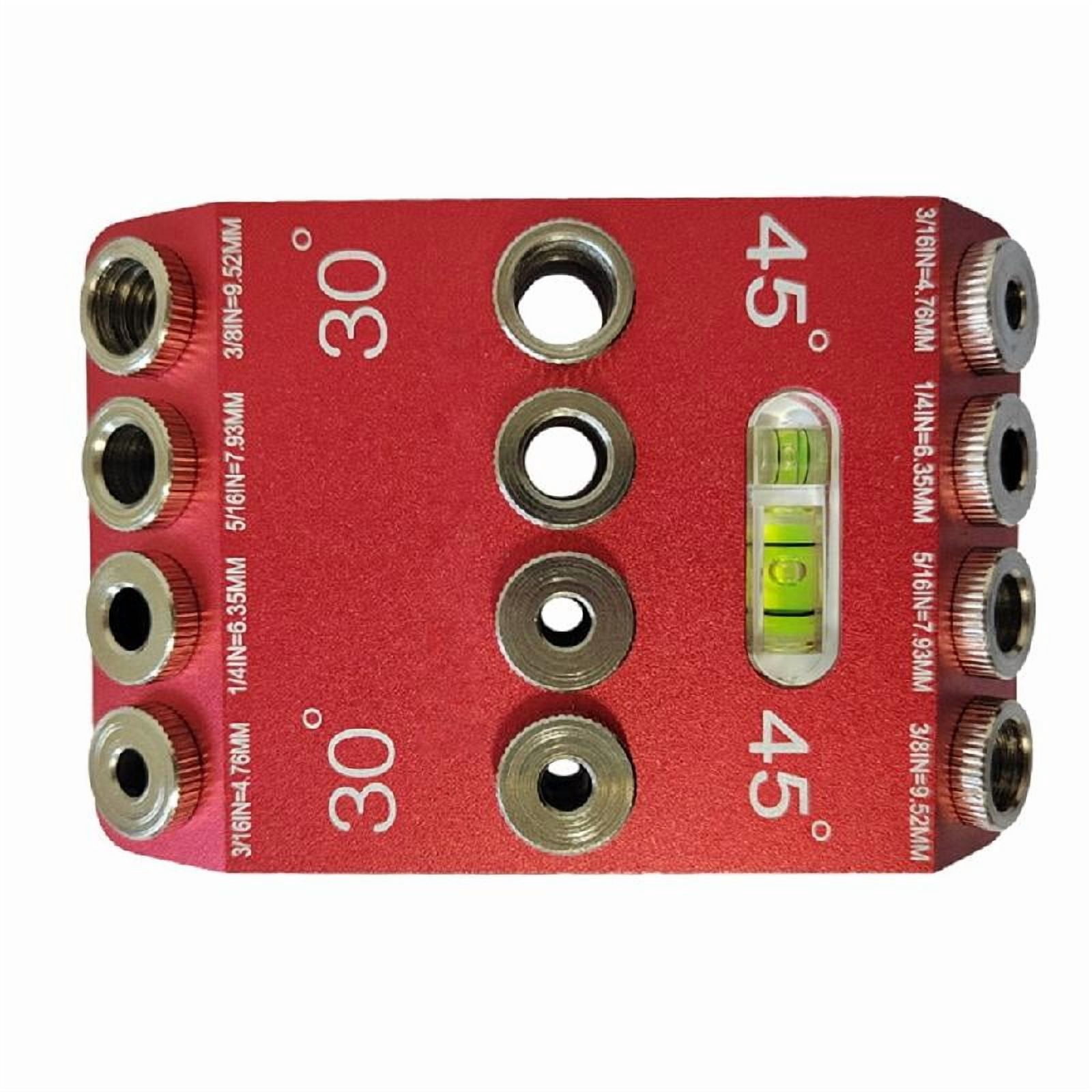 Angle Drill Guide 30 45 90 Degree Drill Jig for Straight Holes Drill Jig for Angled Holes Portable Drill Guide for Wood