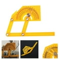 thumbnail image 1 of Angle Finder Protractor, Yrmaups Portable Angle Finder Protractor, 0-180 Degree Plastic Goniometer for Measuring, Miter Gauge for Woodworking Craft, Easy Use Tool for Engineers and DIY, 1 of 9