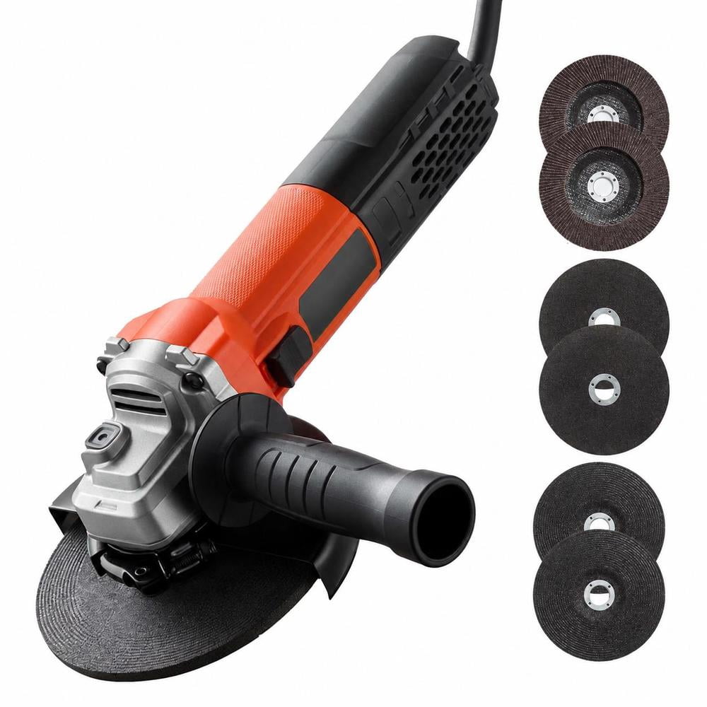 Rust Grinder Blade Angle Grinder, 6-Inch Corded Electric Grinder, 1400W 13-Amp, 10000 RPM ...