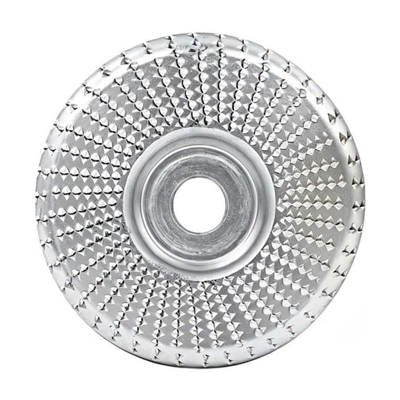 Angle Grinder Attachments Wood Carving Discs, Wood Carving disc for 4" or 4 1/2" Angle Grinder with 5/8" Arbor, Angle Grinder Attachments for Woodworking Sanding Carving Shaping(Silver)