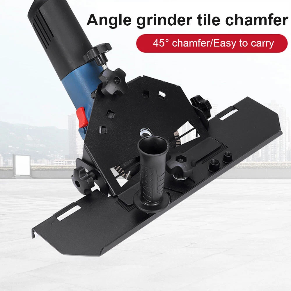 Angle Grinder Stand For Tile Chamfering – 45° Cutting Tool For 100-Type Grinders, Heavy-Duty Steel Bracket For Precise & Safe Cuts - View #6