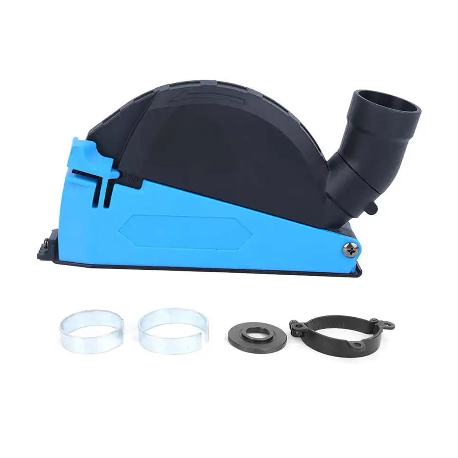Wolfcraft Extraction Hood For Angle Grinder - Dust Removal Attachment For Milling & Rasp Discs (4399000)
