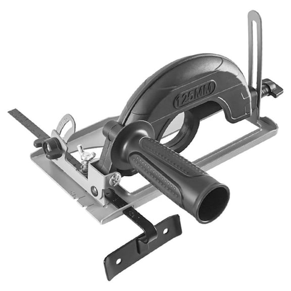 Angle Grinder Cutting Stand, Adjustable 0-45 Degree Metal Cutting Bracket for 100-125mm Grinders, 0-40mm Cutting Depth