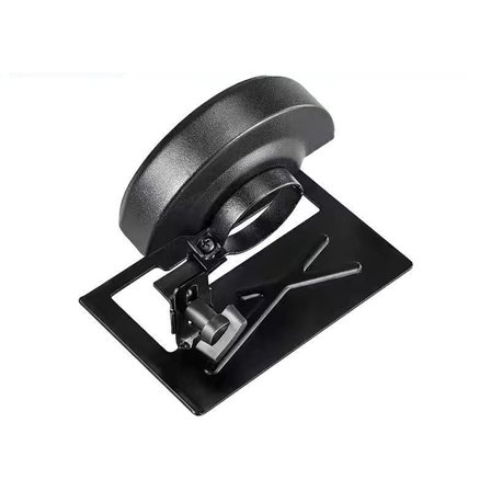Angle Grinder Stand with Adjustable Universal Fit Design for Woodworking and Metal Crafting Projects Including Protective Guard Shield
