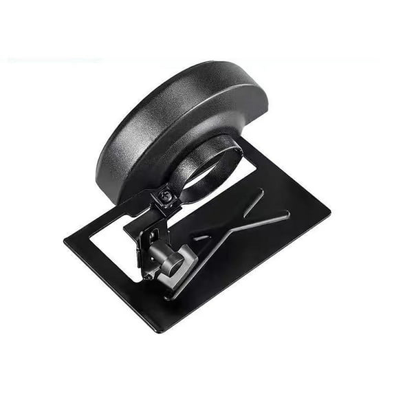 Angle Grinder Stand with Adjustable Universal Fit Design for Woodworking and Metal Crafting Projects Including Protective Guard Shield