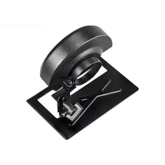 Angle Grinder Stand with Adjustable Universal Fit Design for Woodworking and Metal Crafting Projects Including Protective Guard Shield