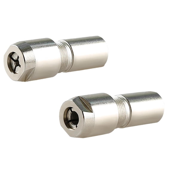 Angle Grinder To Die Grinder Adapter, 1/4" (6mm) & 1/8" (3mm) Collet Chucks, Heavy Duty Extension Connecting Rod For Rotary Burrs, Wood Carving & Metal Polishing, Multi-Purpose Tool