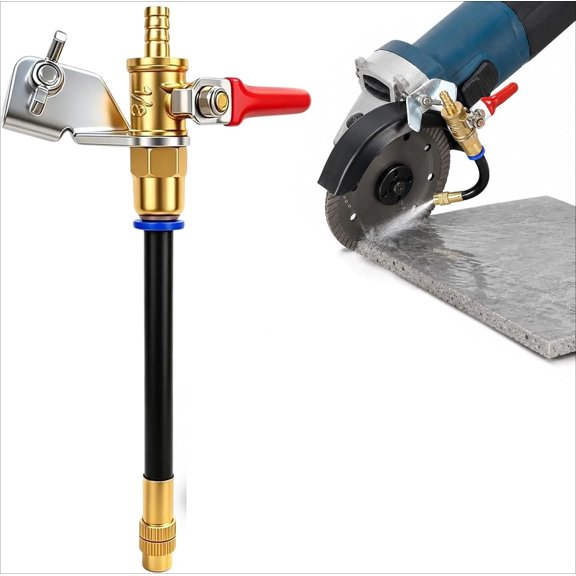 Angle Grinder Dust Remover Water Sprayer, Universal Adjustable Wet Cutting Attachment with Mist Nozzle for Tile Stone Concrete Grinder