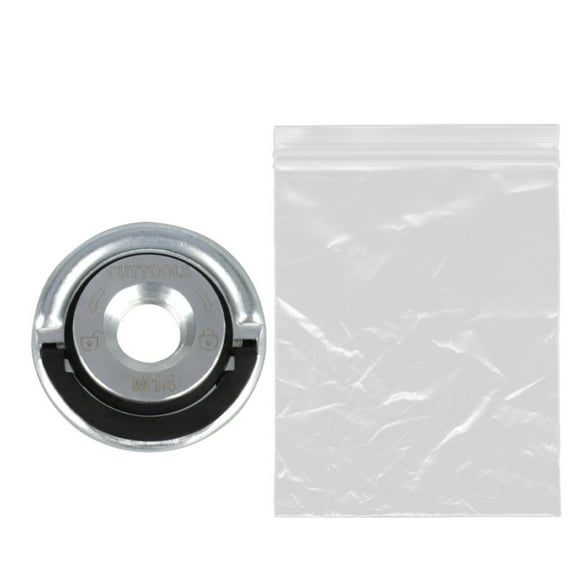 Angle Grinder Flange Nut, M14 Quick-Install Locking Flange & Pressure Plate, Durable Portable Clamp for Fast, Secure Abrasive Disc Replacement on Grinders