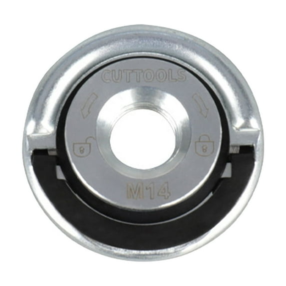 Angle Grinder Flange Nut Self Lock Nut For Angle Grinders Portable Plate Chuck Metal Pressure Plate Quick Release Replacement/Fixing Cutting Discs