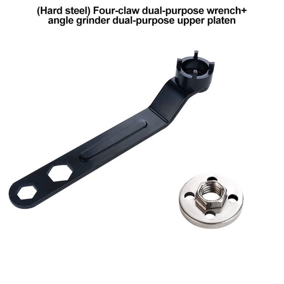Angle Grinder Four-Claw Dual-Purpose Wrench Set Key Four-Claw Angle Wrench A