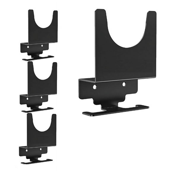 Angle Grinder Holder,Polisher Holder Wall Mount for 5 Inch Angle Grinder/Polisher,Angle Grinder Rack Bracket-4 Pcs,4x Angle Grinder Holder,Black