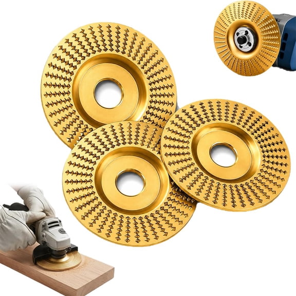 Angle Grinder Polishing Pad, Wood Carving Disc Set for Shaping Sanding Polishing Surface Finishing