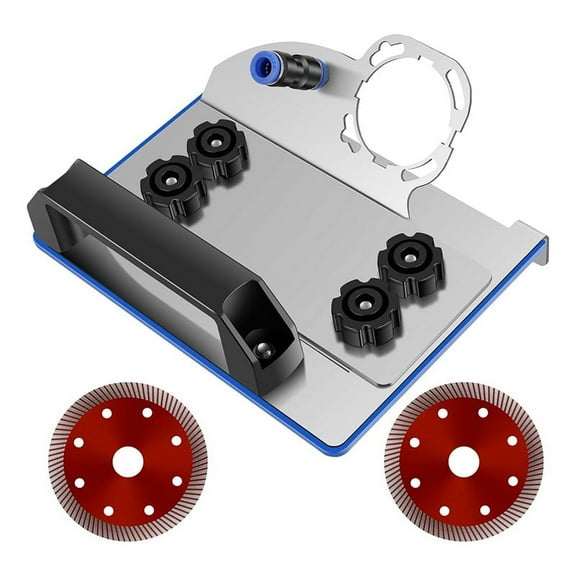 Angle Grinder Stand for Tile 45 Chamfer Cutting, Grinder Holder with Saw Blades,Fixed Holder for 100 Type Angle Grinder1set * angle grinder stand