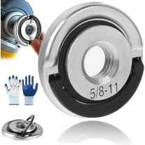 Angle Grinding Tool Flange Count 5/8 ,M14 ,M10Thread Angle Grinder Flange Nut, Angle Grinding Tool Flange Locking Nut, Portable Locking Plate Chuck Angle Grinder, Quick Clamping Nut( 5/8-11)