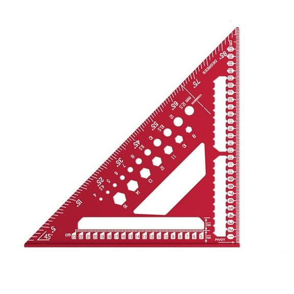 Angle Measuring Tool 12in for Craftsmen Wooden Projects and Construction