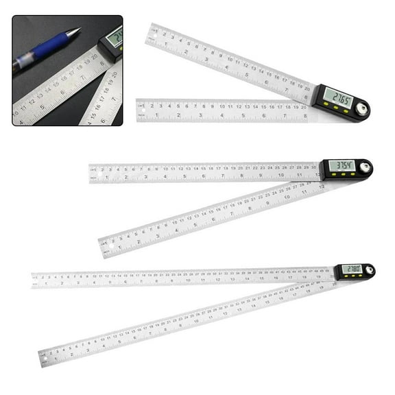 Angle Measuring Tool Digital Protractor With Metric And Imperial Scale 300Mm Fangkenuo