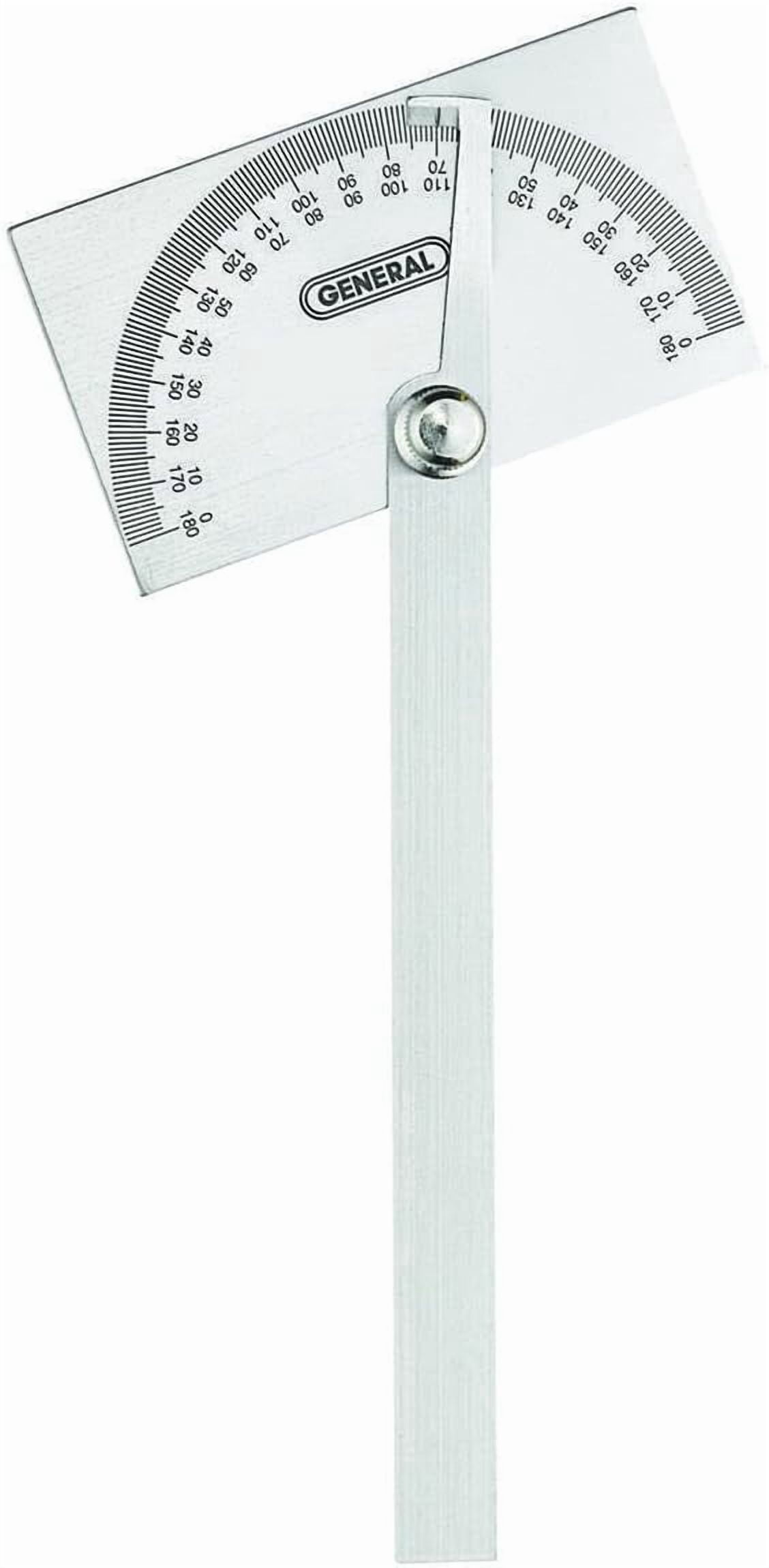 Angle Protractor #17 Stainless Steel Square Head - Measuring Tool for Carpenters & Woodworking Hobbyists