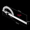 thumbnail image 1 of Angle Ruler High For Protractor Angle Measuring Instrument 90 Degrees, 1 of 9