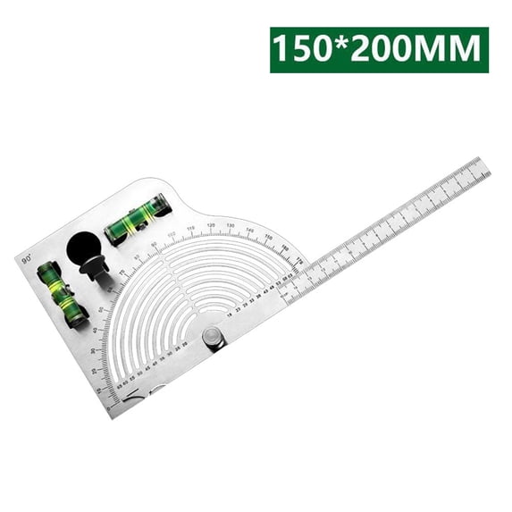 Multifunction Angle Ruler Angle Ruler Protractor Measuring Tools Woodworking Multi-Function Angle ...