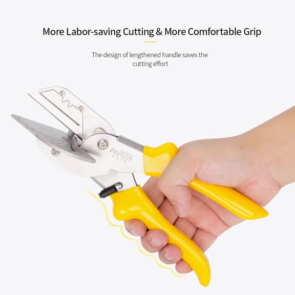 Angle Scissors Cutter Universal Angle Wire Duct Scissors PVC Trunking Tube Edge Clip 45 Degree to 135 Degree Adjustable Angle Multi Angle Mitre Gasket Shear Wire Duct Cutter Hand Tools