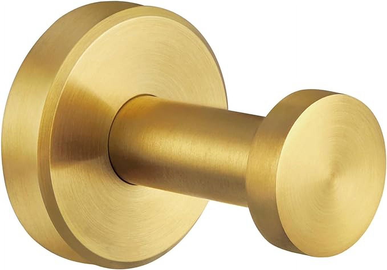 Brushed Gold Stainless Steel Wall Mounted Robe Hook