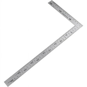 Angle Square Ruler For Carpenter Engineer, Stainless Steel L Shape Framing Square, High Precision 90 Degree Measuring Tool, Multifunctional Worksite Companion