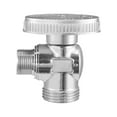 thumbnail image 1 of Angle Stop Valve 10-Pack, 1/4 Turn, 5/8" OD Compression x 3/8" OD Compression, for Toilet and Sink Supply Lines, 1 of 11