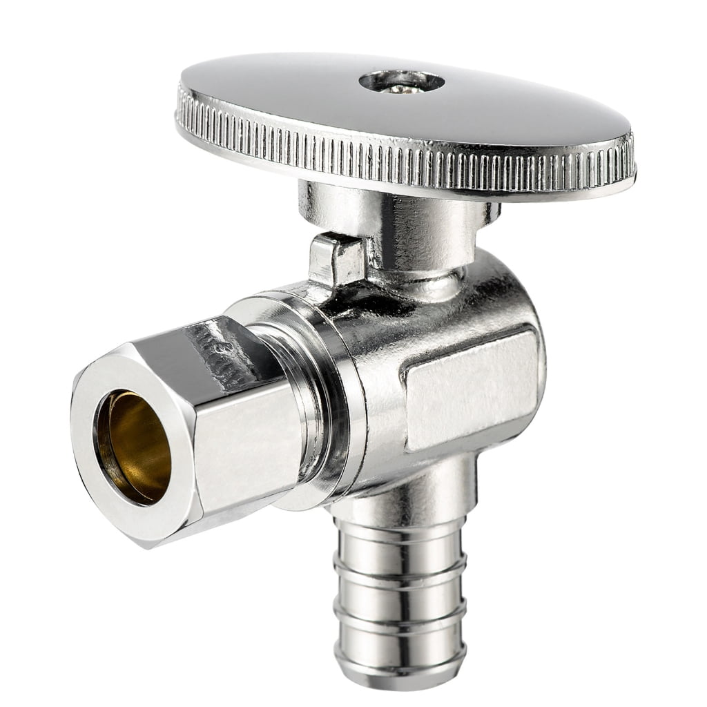 Coppers Angle Stop Valves Compression Outlet Angle Globe Valves Easy to ...