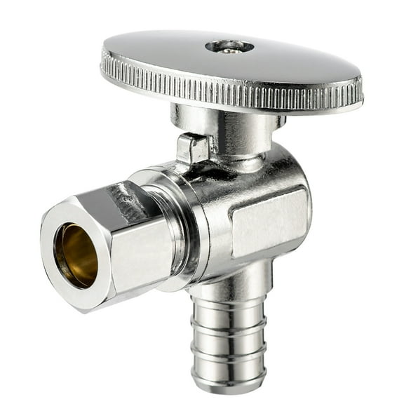 Coppers Angle Stop Valves Compression Outlet Angle Globe Valves Easy to Install
