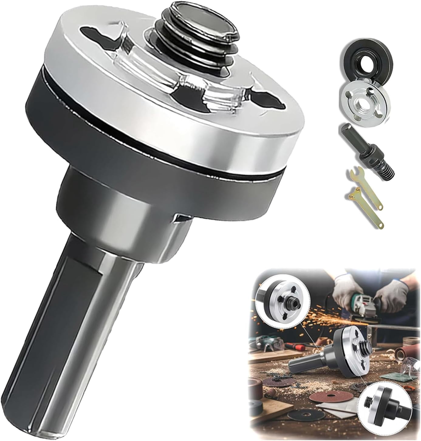 Angle Grinder Adapter For Router Bit Angle grinder adapter, angle grinder adapter connecting rod set, angle ...