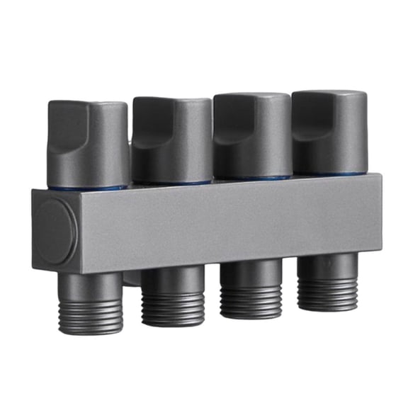 Angle valve one inlet four outlet 4 points interface water distributor valve