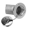 Angled Boat Deck Fill Cap 316 Stainless Steel Marine Deck Water Fuel