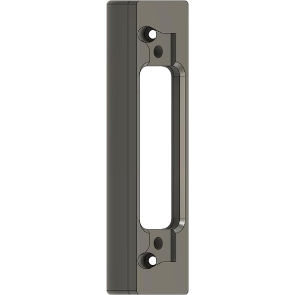 Angled Doorbell Mount compatible with Eufy E340 Security Video (50-Degree, Black)
