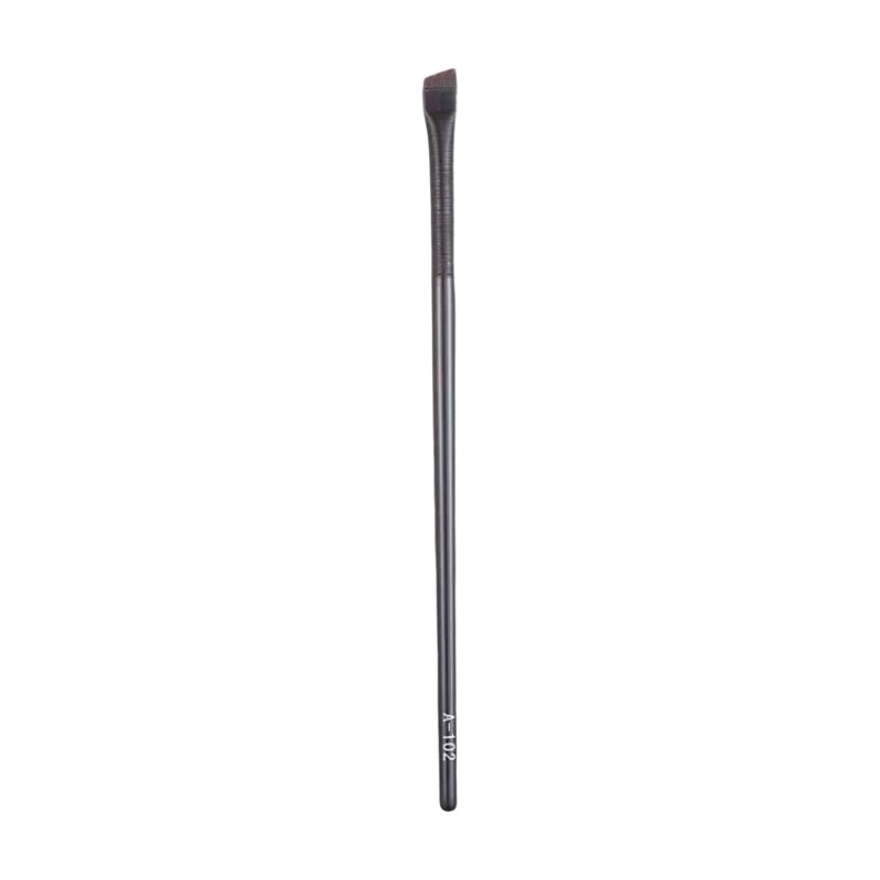 Angled Eyebrow Makeup Brush for Precise and Shaping Cosmetic Tool with Portable Design