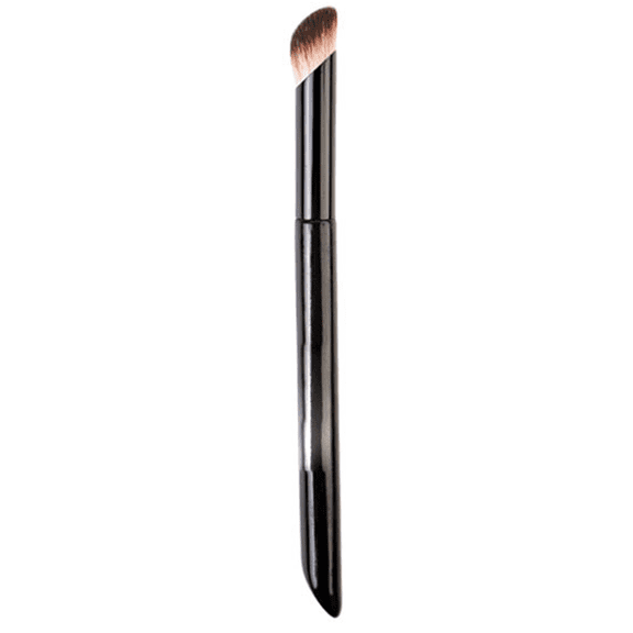 Angled Flat Concealer Brush Under Eye Concealer Nose Contour Brush for Bronzer Liquid Foundation Cream Cosmetic Press Powder Concealer Palette Blending Buffing Stippling Brush Small