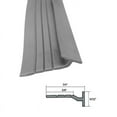 thumbnail image 1 of Angled Gray Framed Shower Door Tear-Away Strike Vinyl - 7 ft long, 1 of 1