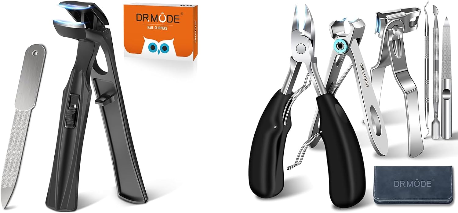 Angled Head Large Toenail Clippers for Seniors Thick Toenails with ...