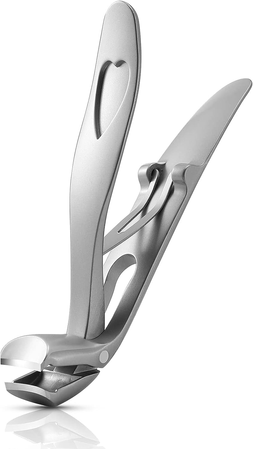 Angled Head Nail Clippers for Seniors Ergonomic Toenail Clipper for
