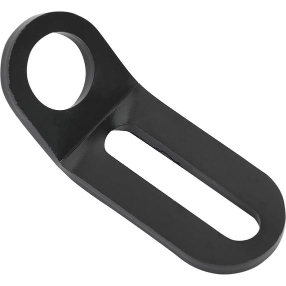 Speedway Motors Angled Heim Joint Rod End Support Bracket, 45 Degree Steel Mount with ¾” Clearance Hole & 1-7/8 Inch Slotted Adjustment, 3-1/2” Long Universal Mount Bracket
