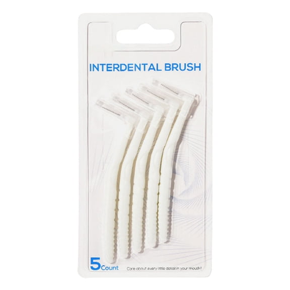Angled Interdental Brush for Brace,L Shaped Interproximal Floss for Dentals Plaques Removal Health Angled Dentals Brush