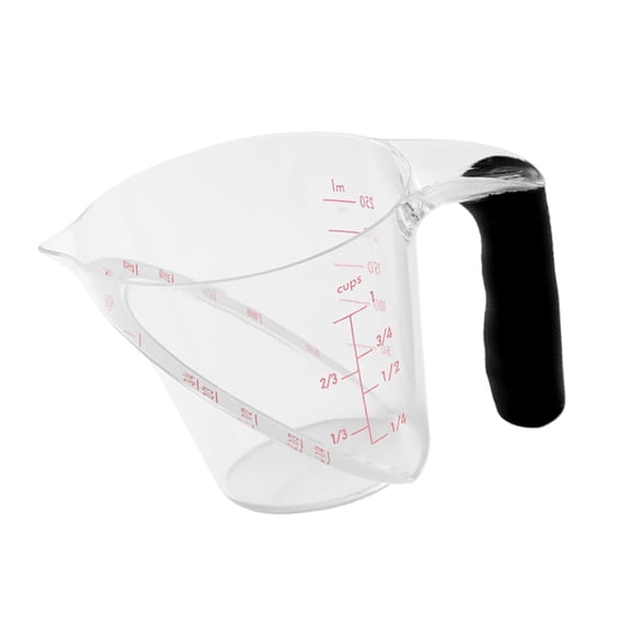 Angled Measuring Cup With Comfort Handle 250ml Capacity For Culinary Needs Kitchen Baking Cooking Essential